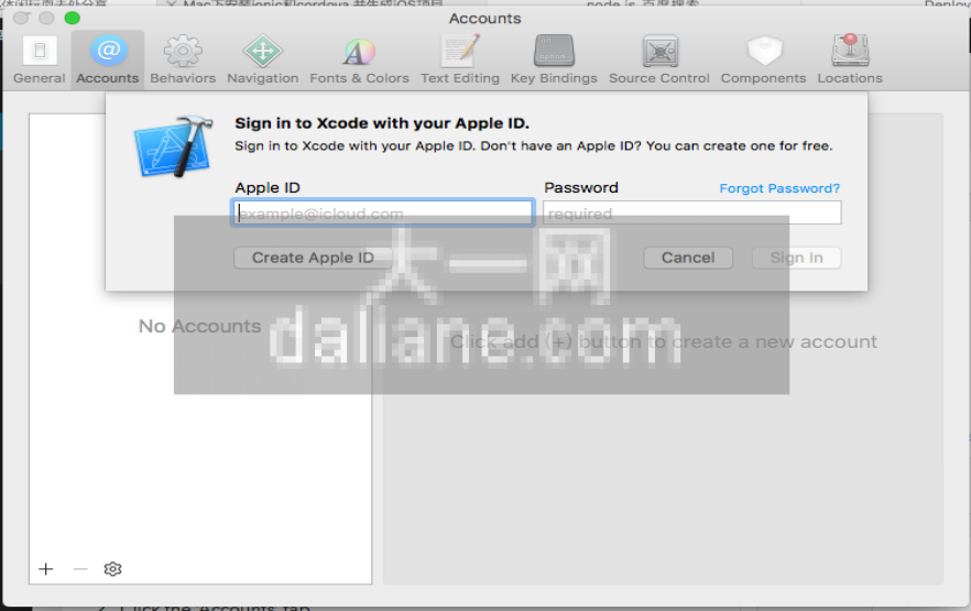 mac os 上搭建ionic环境 开发IOS APP